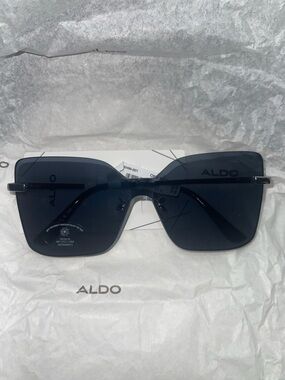 ALDO Black Oversized Square Women's Sunglasses